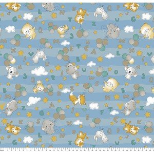 Bichinhos e Alfabeto cor 02 (Azul) 